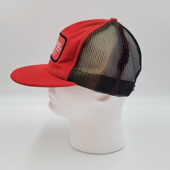 Vintage Nickel Equipment Company Grand Rapids Kalamazoo Red Snapback Hat Cap USA - Picture 5 of 9